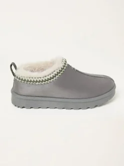 Online Fat Face FatFace Lyra Mule Slipper Dark Grey