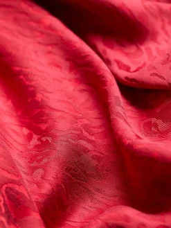 Fat Face FatFace Malia Red Jacquard Midi Skirt^Women Skirts