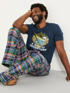 Fat Face FatFace Milburn Cobalt Blue Check Pyjama Bottoms^ Pyjamas