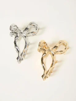 Fat Face FatFace Multi 2 Pack Metal Bow Claw Clips^Women Jewellery