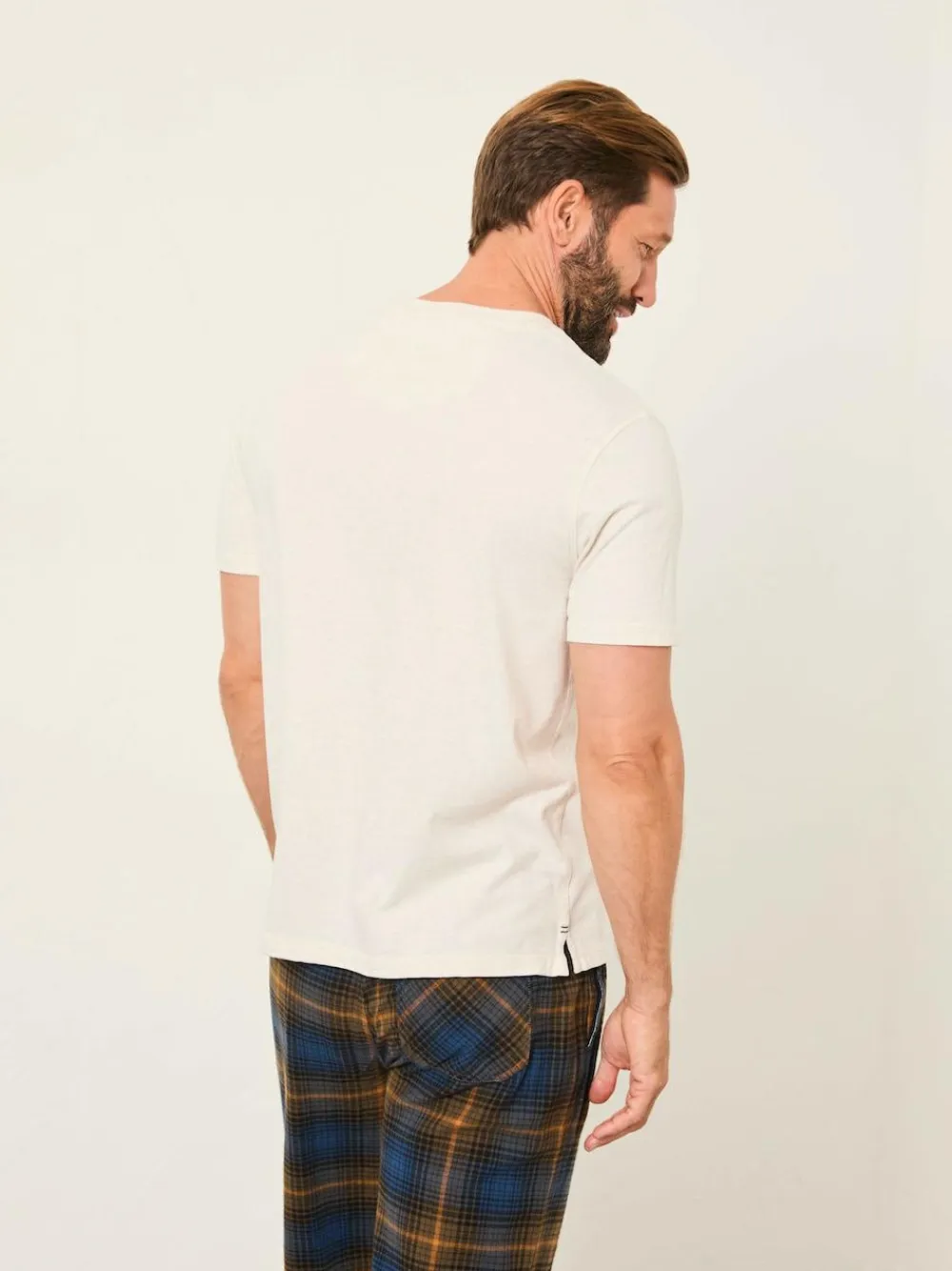 Outlet Fat Face FatFace Natural VW Stag Tshirt