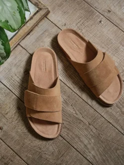 Discount Fat Face FatFace Natural Wrapped Open Toe House Shoe