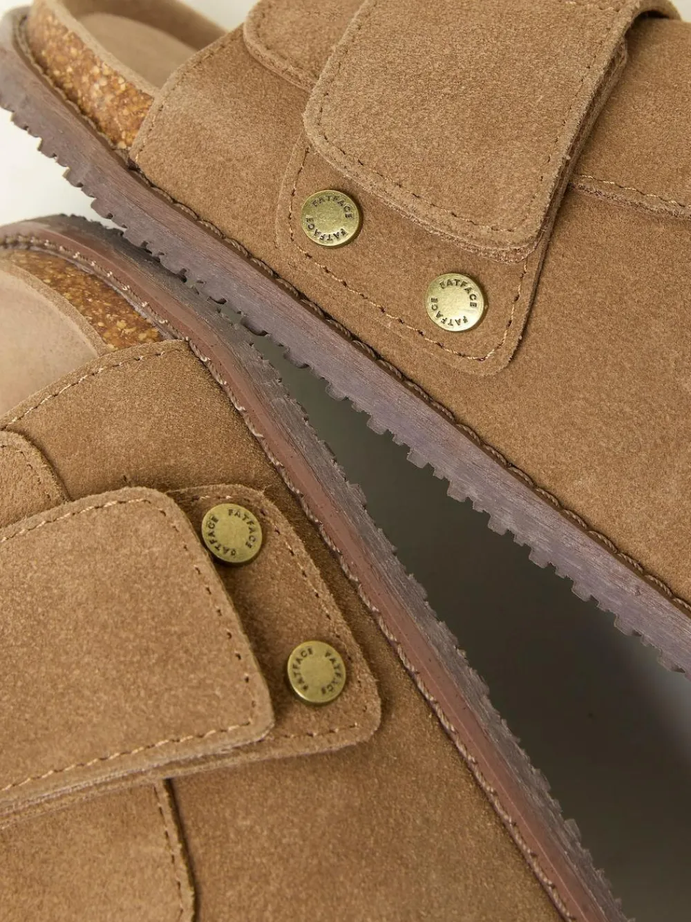 Discount Fat Face FatFace Natural Wrapped Open Toe House Shoe