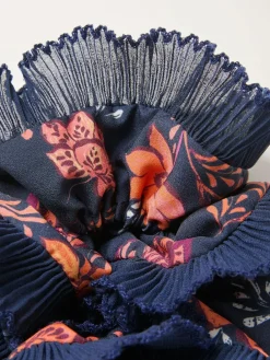 Fat Face FatFace Navy Folk Floral Printed Scrunchie^Women Jewellery