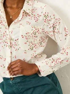 Fat Face FatFace Olivia Ivory Cherries Shirt^Women Blouses & Shirts