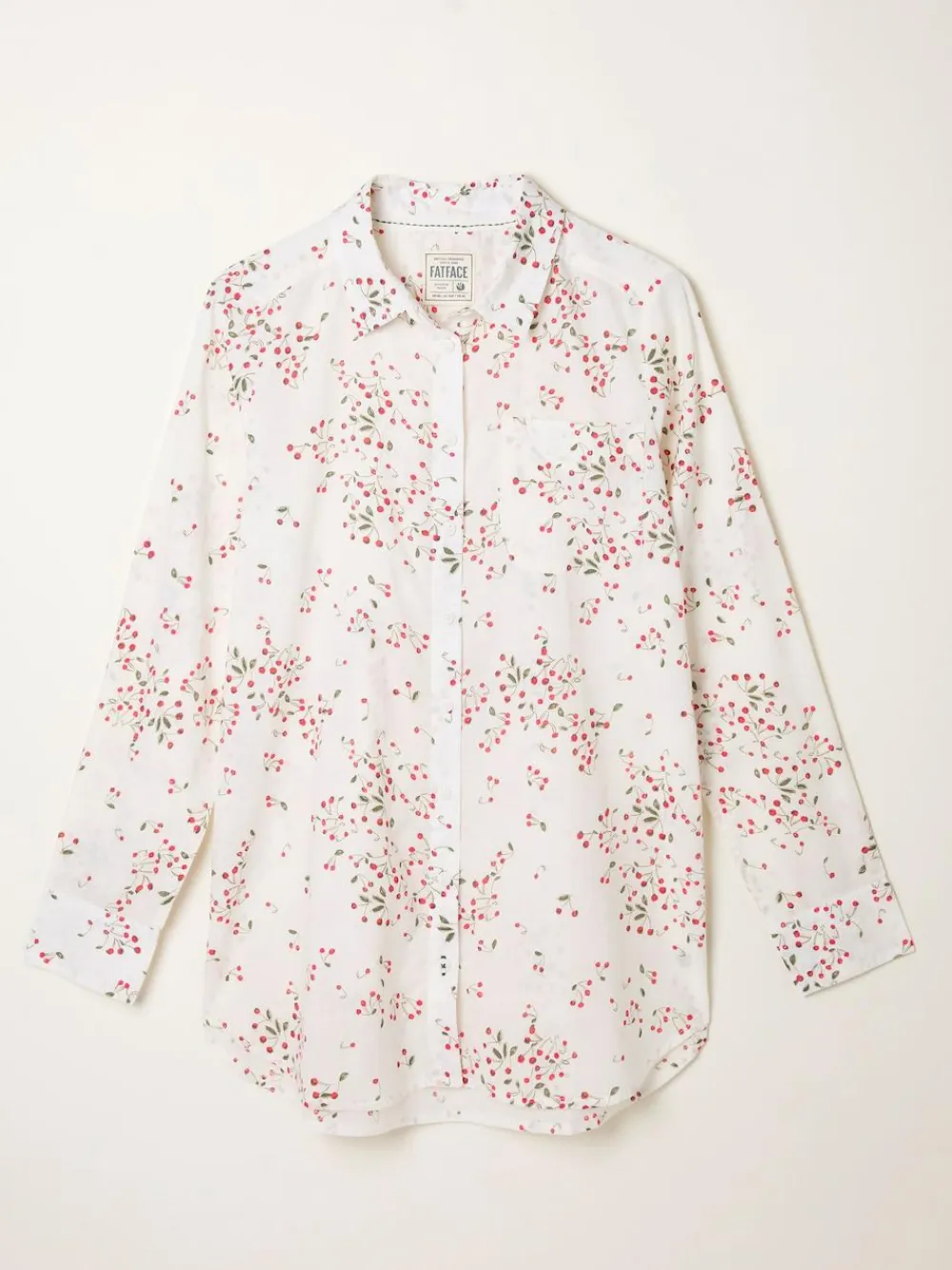 Fat Face FatFace Olivia Ivory Cherries Shirt^Women Blouses & Shirts