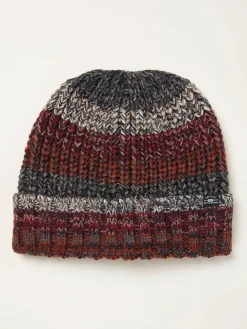 Best Fat Face FatFace Twist Colourblock Beanie Orange