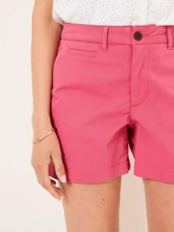 Fat Face FatFace Padstow Dark Pink Chino Shorts^Women Shorts