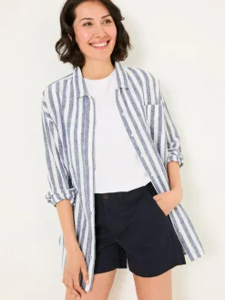 Discount Fat Face FatFace Padstow Navy Chino Shorts