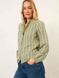 Best Fat Face FatFace Pia Blouse Green