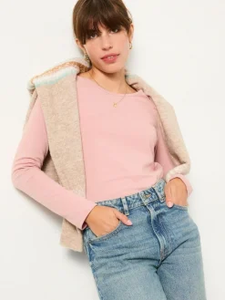 Best Fat Face FatFace 2 Pack Long Sleeve Round Neck T Shirt Purple/Pink