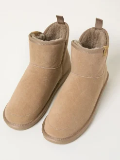 Fat Face FatFace Rafe Natural Suede Boot Slipper^ Slippers|Slippers