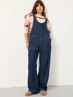 Outlet Fat Face FatFace Raffles Dungaree Blue Denim