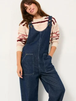 Outlet Fat Face FatFace Raffles Dungaree Blue Denim