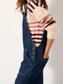 Outlet Fat Face FatFace Raffles Dungaree Blue Denim