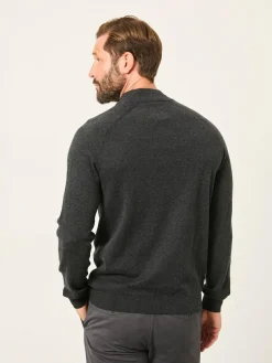 Discount Fat Face FatFace Rye Knitted Turtle Neck Jumper Charcoal Grey