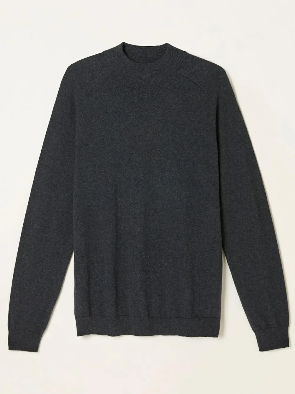 Discount Fat Face FatFace Rye Knitted Turtle Neck Jumper Charcoal Grey