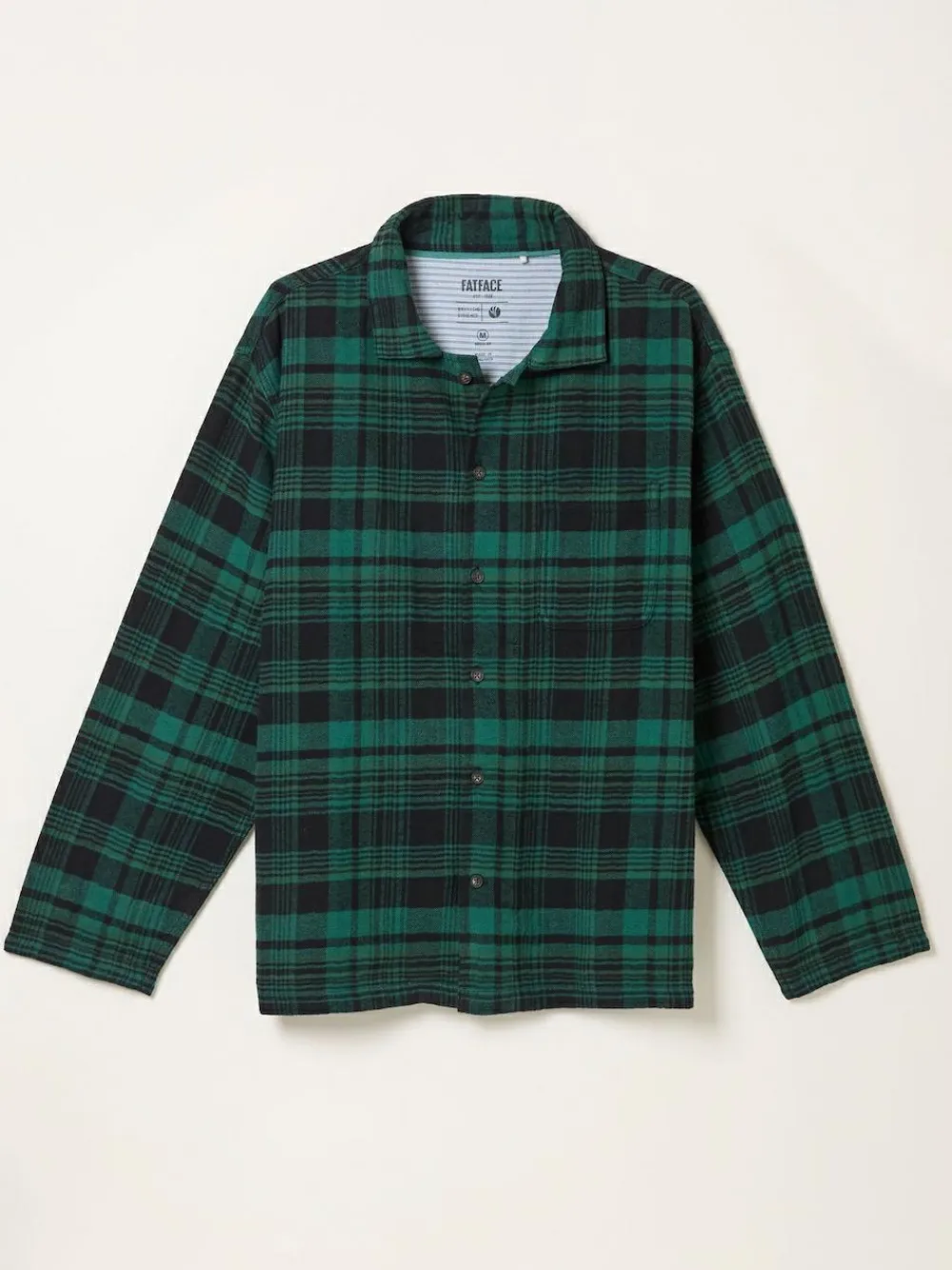 Fat Face FatFace Samphrey Dark Green Check Pyjama Shirt^ Pyjamas