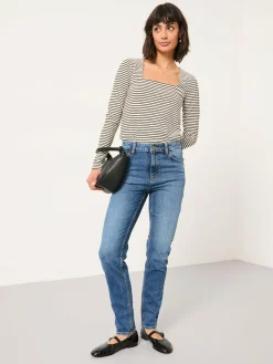 Discount Fat Face FatFace Shenley Slim Jeans Denim Vintage