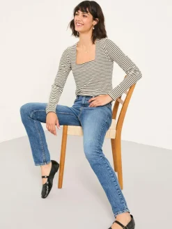 Discount Fat Face FatFace Shenley Slim Jeans Denim Vintage