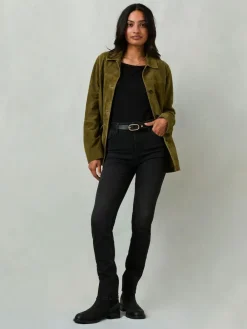 New Fat Face FatFace Shenley Slim Jeans Washed Black