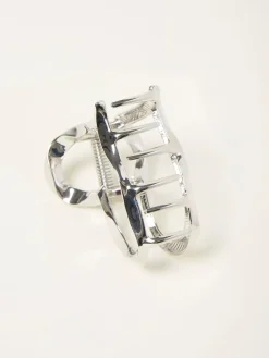 Fat Face FatFace Silver Tone Metal Heart Claw Clip^Women Jewellery