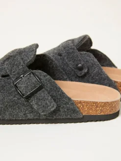 Hot Fat Face FatFace Sydney Grey House Slipper