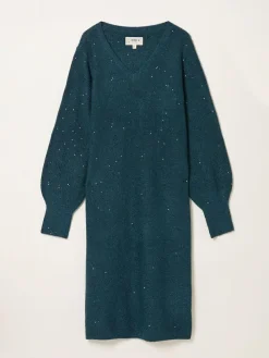 Fat Face FatFace Sparkle Knit Midi Dress^Women Midi Dresses|Knitwear