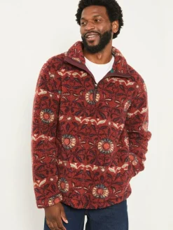 Fat Face FatFace Terracotta Willow Printed Half Neck Fleece^ Loungewear