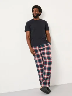 Hot Fat Face FatFace Tyne Navy Check Pyjama Set