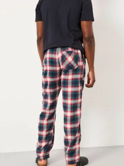 Hot Fat Face FatFace Tyne Navy Check Pyjama Set