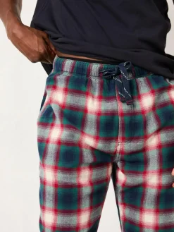 Hot Fat Face FatFace Tyne Navy Check Pyjama Set