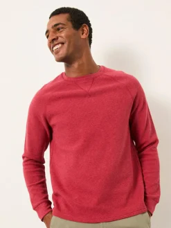 Fat Face FatFace Whistler Red Waffle Crew^ Nightwear|Sweatshirts & Hoodies