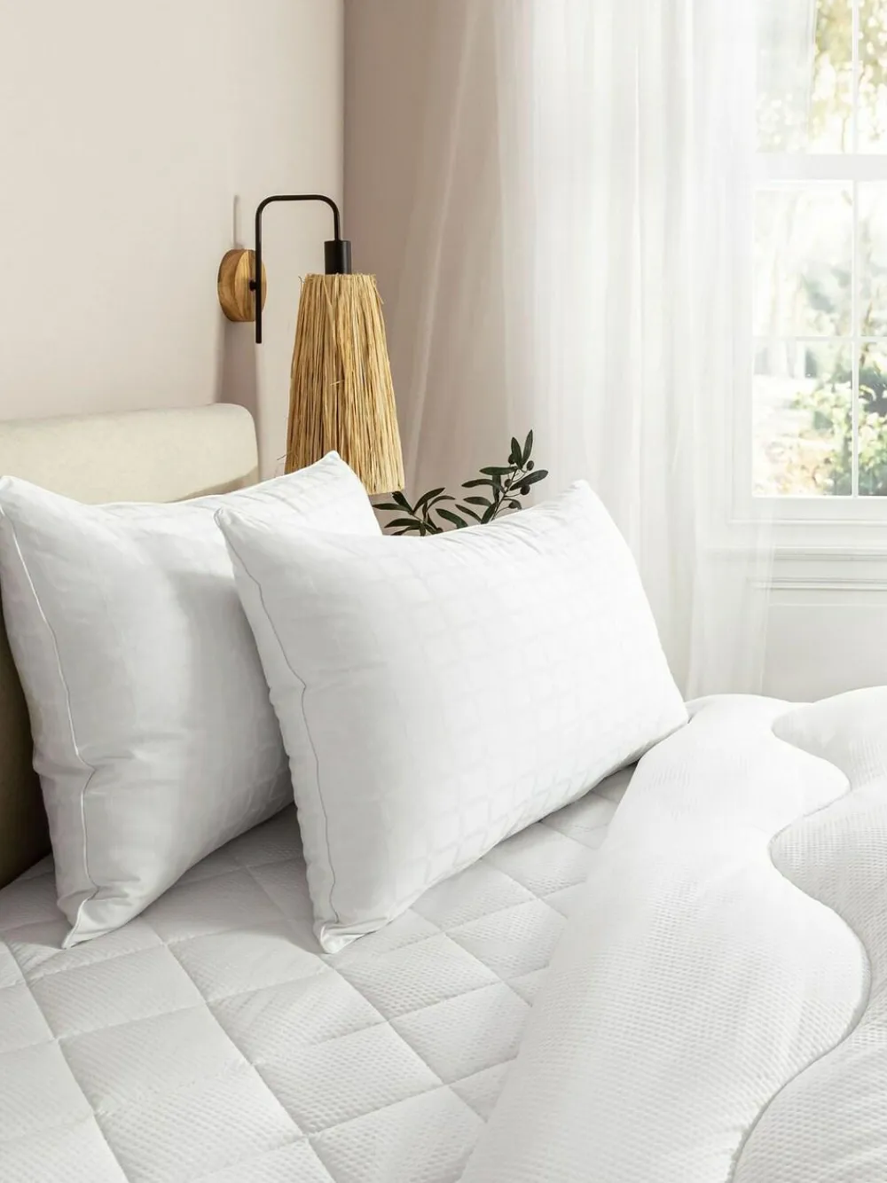 Discount FBC Breathe Modal Blend White Mattress Protector