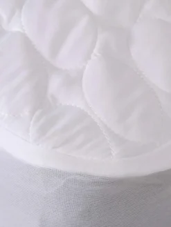 Sale FBC Luxury Quilted Waterproof White Mattress Protector