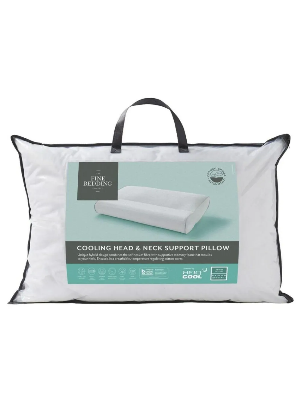 New FBC Medium Cooling Head & Neck White Pillow