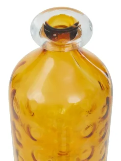 Fifty Five South Amber Huda Tall Glass Bottle Vase^ Vases