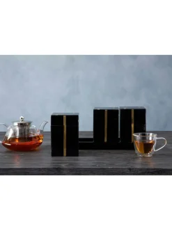 New Fifty Five South Black Odell Canister Set With Tray