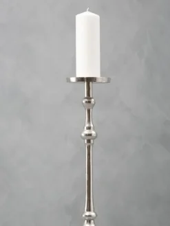 Clearance Fifty Five South Blue Large Pillar Candle Holder