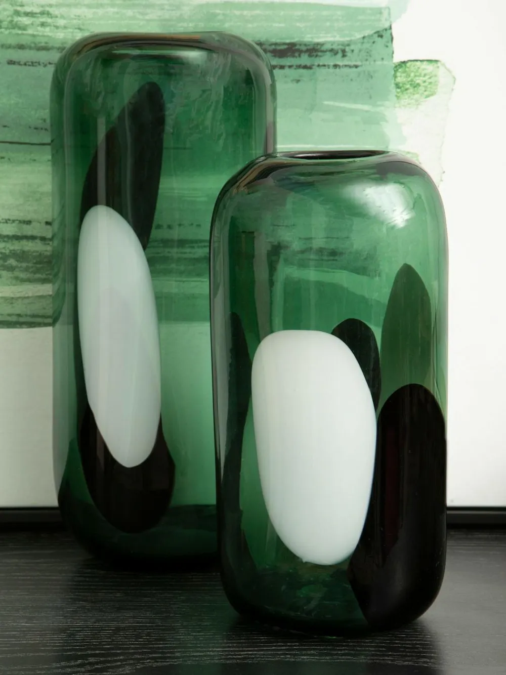 Fifty Five South Green Hania Vase^ Vases