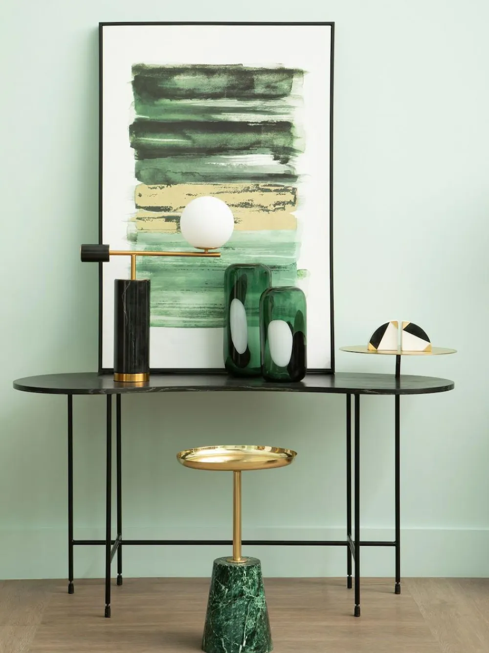 Fifty Five South Green Hania Vase^ Vases