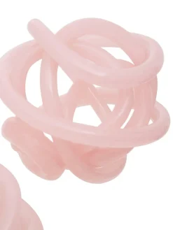 Fifty Five South Pink Knot Decor Glass Ornament^ Ornaments