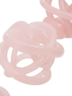 Fifty Five South Pink Knot Decor Glass Ornament^ Ornaments