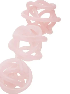 Fifty Five South Pink Knot Decor Glass Ornament^ Ornaments