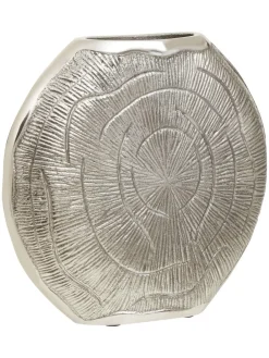 Fifty Five South Silver Small Silva Oak Effect Finish Vase^ Vases