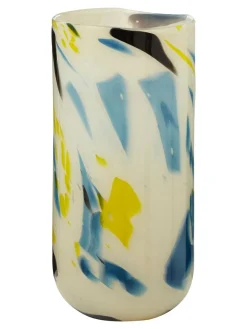 Fifty Five South Yellow Large Carra Glass Vase^ Vases