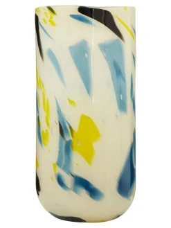 Fifty Five South Yellow Large Carra Glass Vase^ Vases