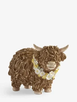 Next Flower Garland Hamish The Highland Cow Small Ornament^ Ornaments