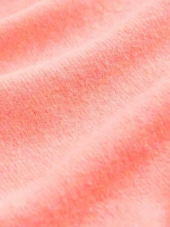 Clearance Next Fluro Coral Supersoft Short Sleeve Knitted Top