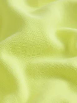 Discount Next Crew Neck Washed Sweatshirt Fluro Lime